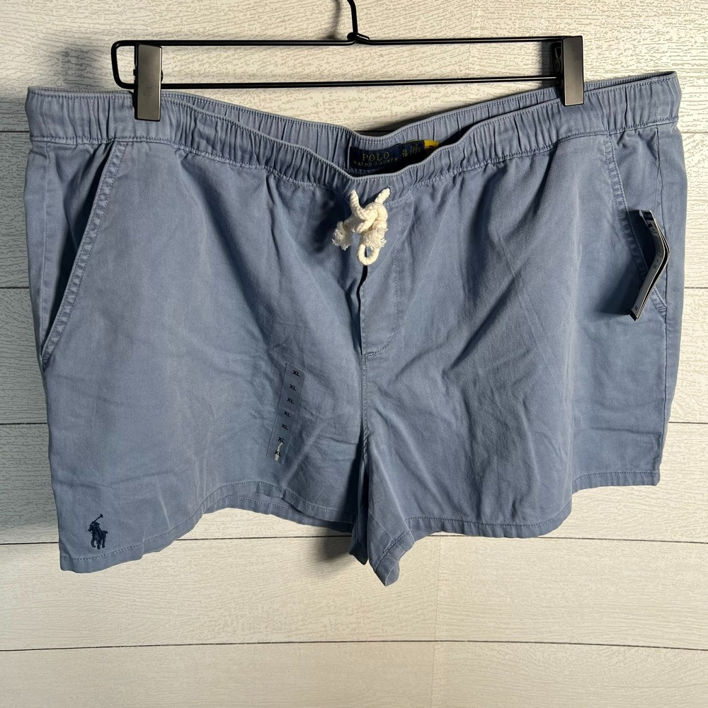 Polo Ralph Lauren Mens XL TG Blue Drawstring Shorts NWT $69.50 Preppy